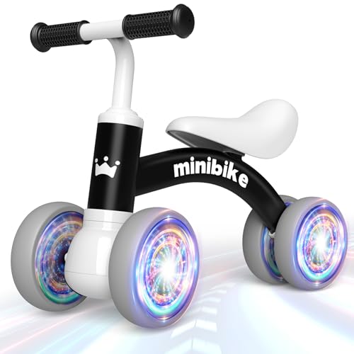 HappyGoLucky Laufrad ab 1 Jahr, Baby Spielzeug ab 1 2 Jahre mit Vierrädriger Leuchtender Motorikspielzeug Geschenke für Jungen Mädchen HappyGoLucky Laufrad ab 1 Jahr, Baby Spielzeug ab 1 2 Jahre mit Vierrädriger Leuchtender Motorikspielzeug Geschenke für Jungen Mädchen von HappyGoLucky