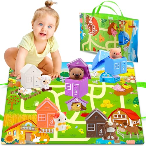 HappyKidsClub Baby Spielzeug ab 1 2 3 Jahre, Kinder Montessori Motorikspielzeug ab 1 Jahr Kinder Geschenke ab 1 2 3 Jahre Badespielzeug 6-18 Monate von HappyKidsClub