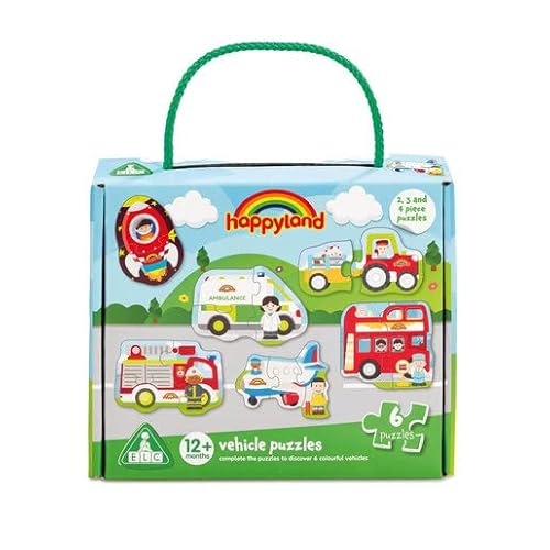 HappyLand Fahrzeug-Puzzle von HappyLand