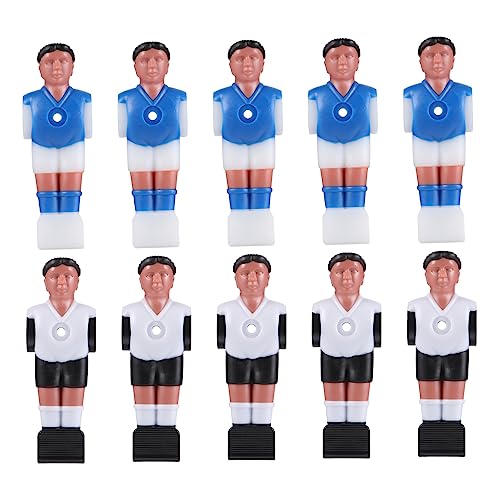 Happyyami 10St Zubehör für Fußballmaschinen Kickertischteile Spieler Figuren angehen Tischkicker Zubehör Tischkicker Ersatzteile Zubehör für Tischkicker Fußball Männer Figur Harz von Happyyami