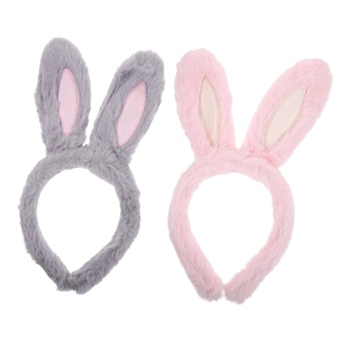 Happyyami 2 Stück Häschen-Stirnband Kaninchen Hase Kostüm Urlaub Stirnbänder Häschen-Cosplay-Stirnband Cosplay-Zubehör Stirnbänder für Mädchen Tierischer Cosplay-Hut Flanell Happyyami 2 Stück Häschen-Stirnband Kaninchen Hase Kostüm Urlaub Stirnbänder Häschen-Cosplay-Stirnband Cosplay-Zubehör Stirnbänder für Mädchen Tierischer Cosplay-Hut Flanell von Happyyami