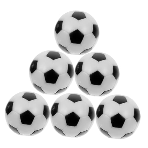 Happyyami 24 STK Tischfussball Schwarz-weiß-fußball Tischfußball Tischfußball Tischfußballspiele Für Kinder Tischspielball Zubehör Für Fußballtische Ersatzbälle Für Tischfußball Fußballtor von Happyyami