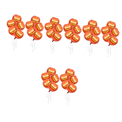Happyyami 40 Stk Kürbis Folienballons gruseliger Ballon Halloween-Luftballons Folie Kürbisballon halloween pumpkin halloweenkürbis Spielzeug Halloween-Partyzubehör kürbisförmige Luftballons von Happyyami