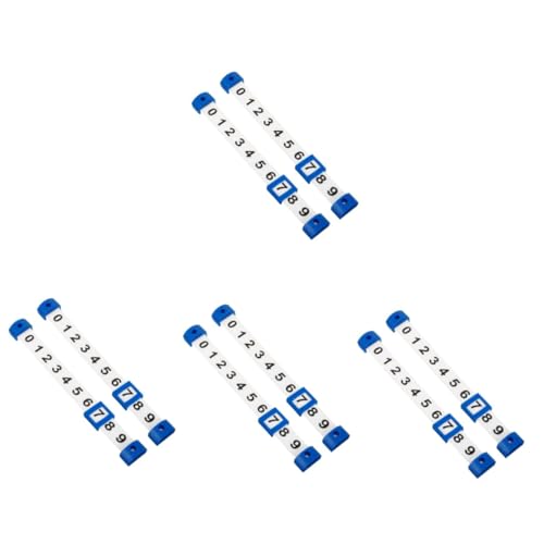 Happyyami 8 STK Tischfußballtorschütze Scores-Gerät Tischfußball-Ergebnismarkierungen Tisch-Punktezähler Requisiten für Tischfußballspiele Tabellenführer Kicker-Fußball-Punktezähler Plastik von Happyyami