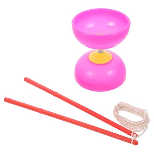 Happyyami Chinesisches Diabolo-Set Dreifach Gelagert Chinesisches Jo-Jo-Spielzeug Mit 2 Stöcken Und Schnur Chinesisches Diabolo-Spielzeug Jonglieren Diabolo-Spielzeug Für Anfänger Ältere von Happyyami