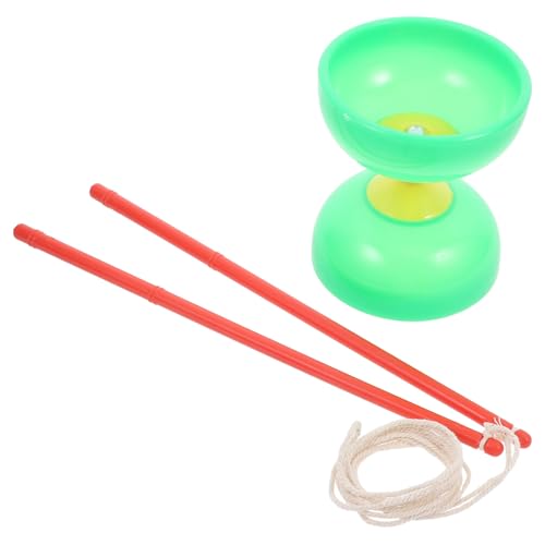 Happyyami Chinesisches Diabolo-Set Dreifach Gelagert Chinesisches Jo-Jo-Spielzeug Mit 2 Stöcken Und Schnur Chinesisches Diabolo-Spielzeug Jonglieren Diabolo-Spielzeug Für Anfänger Ältere von Happyyami