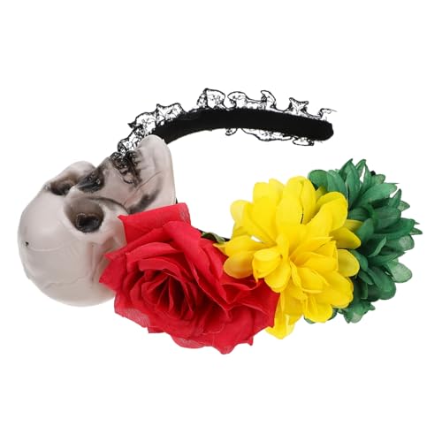Happyyami Haarreif mit Künstlichen und Skelettdesign für Halloween Kopfschmuck für Partys und Leicht und Bequem Vielseitig Einsetzbar für Cosplay Happyyami Haarreif mit Künstlichen und Skelettdesign für Halloween Kopfschmuck für Partys und Leicht und Bequem Vielseitig Einsetzbar für Cosplay von Happyyami