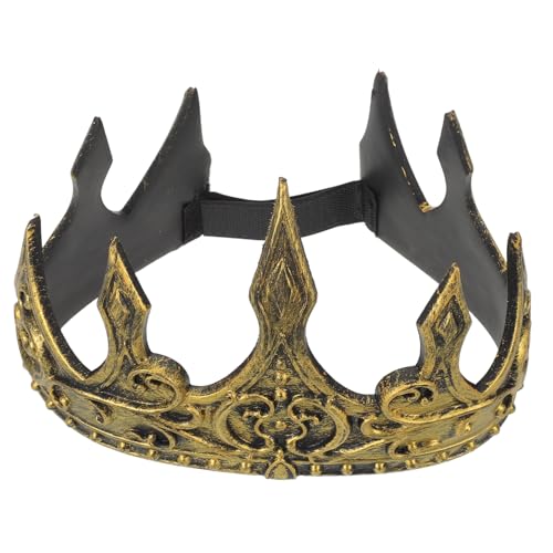 Happyyami Königskrone: Königliche Königskrone für Jungen, weiches Stirnband, königliche Cosplay-Kopfbedeckung für Halloween-Rollenspiele und Themenpartys Happyyami Königskrone: Königliche Königskrone für Jungen, weiches Stirnband, königliche Cosplay-Kopfbedeckung für Halloween-Rollenspiele und Themenpartys von Happyyami