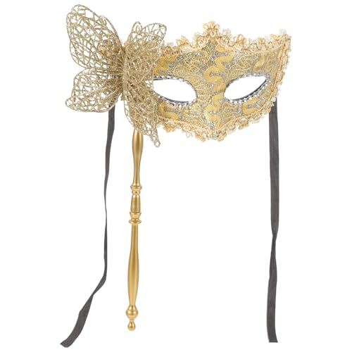 Happyyami Maskerade-Maske Ausgefallene Party- Venezianische Maske Damen Herren Abschlussball Karneval Halloween Kostüm von Happyyami