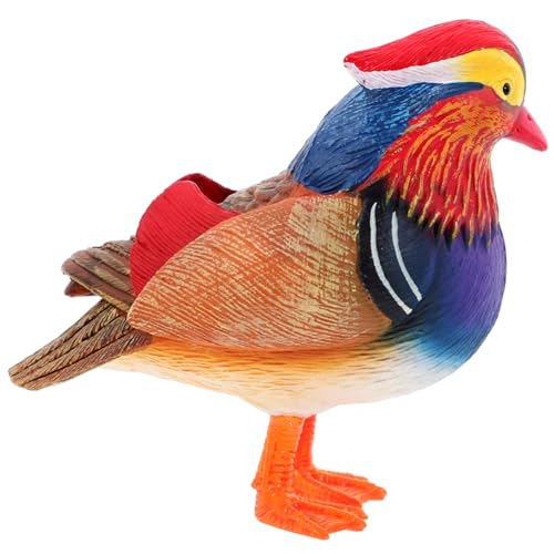 Happyyami Simulationsvogelmodell für kinderspielzeug jucarii pentru copii Bird Toys Vogelruf Spielzeughamster Figur dekorativer Vogelschmuck kleines Vogelmodell PVC von Happyyami