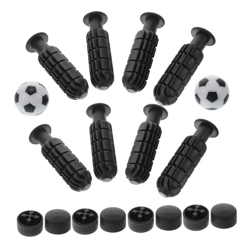 Happyyami Tischfußball Zubehör Set Tischfußball Handgriffe + Endkappen + Fußball/Ersatzteile Für Und Erwachsene Ideales Tischfußball Zubehör von Happyyami