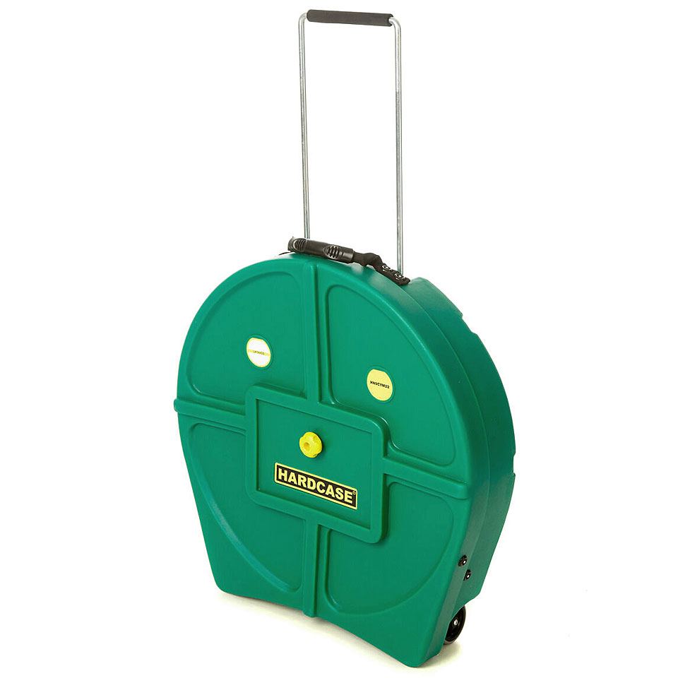 Hardcase Colored HNP9CYM22-DG Padded 22" Dark Green Cymbal Trolley von Hardcase