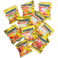 Haribo Goldbären Mini 10er Pack, kleine Tütchen Gummibärchen, 100g Fruchtgummi von Haribo