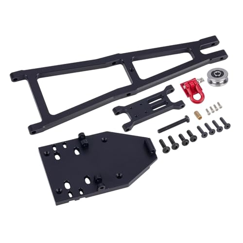 Harilla 1/10 RC Abschleppwagen Kran Arm Wrecker Kit Ersatzteile ersetzen Hohe Zuverlässigkeit Einfache Installation Robustes RC Zubehör Crawler, Schwarz von Harilla