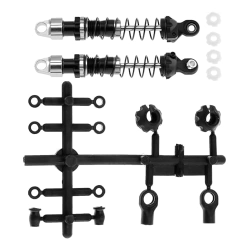 Harilla 1/10 RC Auto Stoßdämpfer Dämpfer Set Simulation Klettern Auto Teile RC Hobby Modell ACCS CNC Verarbeitet DIY Stoßdämpfer Kits, 90mm von Harilla