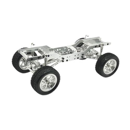 Harilla 1/12 4WD Rahmenbausatz, RC-Autorahmen für MN168 Trucks Modellauto-Upgrade, Silber von Harilla