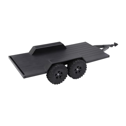 Harilla 1/18 RC-Anhänger, Nutzanhänger mit Anhängerkupplung, Anhängerkupplungsanhänger, RC-Crawler-Zubehör, Fahrzeugzubehör für 1/18 RC-Crawler von Harilla