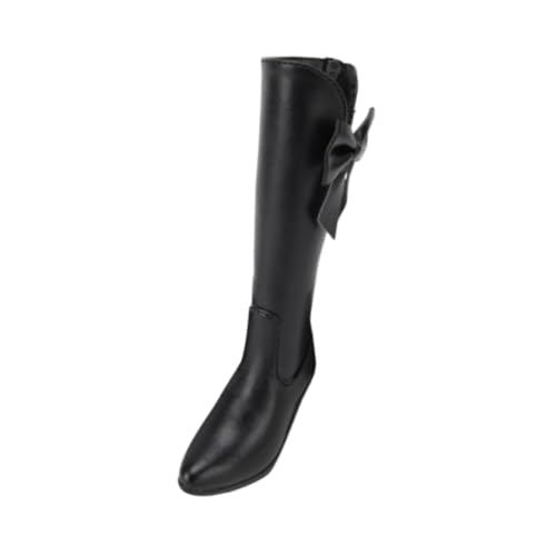 Harilla 1/3 Actionfiguren Dicke Absatzstiefel, 23-Zoll-Puppen-High-Heel-Stiefel für 23-Zoll-Mädchenpuppen, weibliche Körperstiefel, Kugelgelenk-Puppenschuhe, Schwarz von Harilla