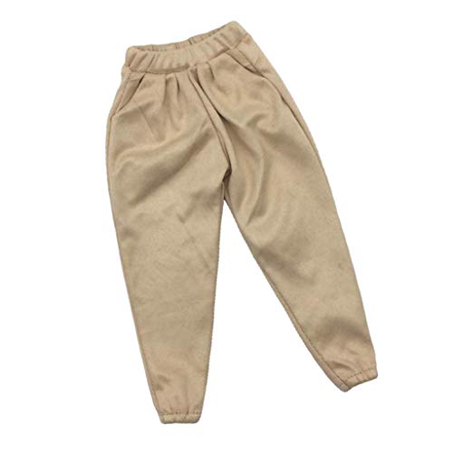 Harilla 1/6 Casual Pants Herren Sportwear Hose für 12 Actionfigur 7,28, Khaki von Harilla