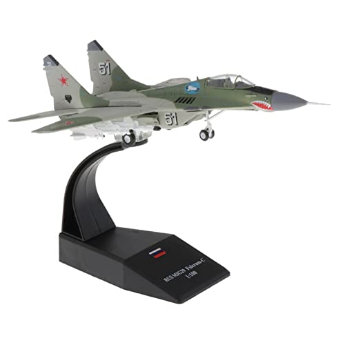 Harilla 1:100 aus aus Militär Flugzeug Militärflugzeug Modell Flugzeugmodell Ornament Geschenk MIG-29 von Harilla