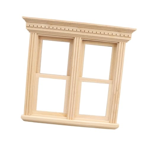 Harilla 1:12 Skala Dollhouse Fenster Miniaturzubehör Craft Accessoires Dollhouse Möbel für Küchen -DIY -Szene Heimdekoration von Harilla