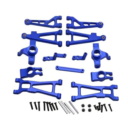 Harilla 1:16 RC Auto Ersatzteile Ersatz Fernbedienung Auto Teile Reparatur Teile Aluminium Legierung für H16 16207 Leicht, Blau von Harilla