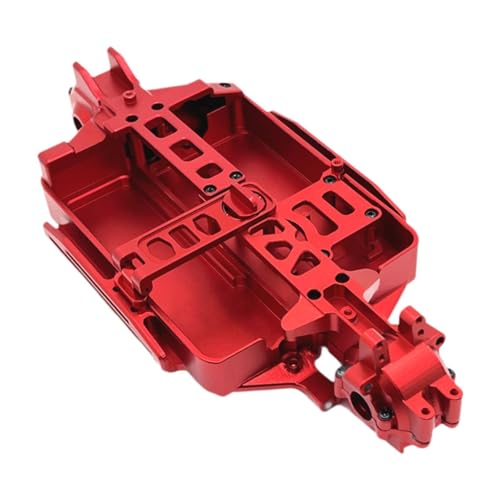 Harilla 1:16 RC-Getriebe aus Metall, Ersatzmodifikation, RC-Crawler-Getriebegehäuse, Gehäuse für 16209, Modellzubehör, RC-Autoteile, Rot von Harilla