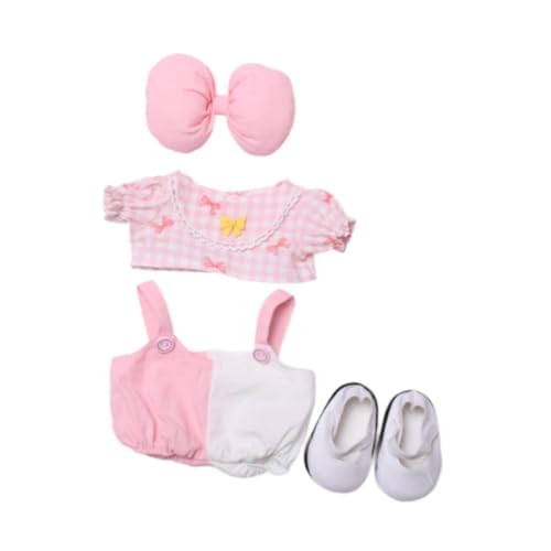 Harilla 14.96in Puppenkleidung Doll Kleidung DIY Bequeme Modesuppaccessoires Doll Outifit für Kleine Mädchen Geburtstag Kinder, Rosa von Harilla