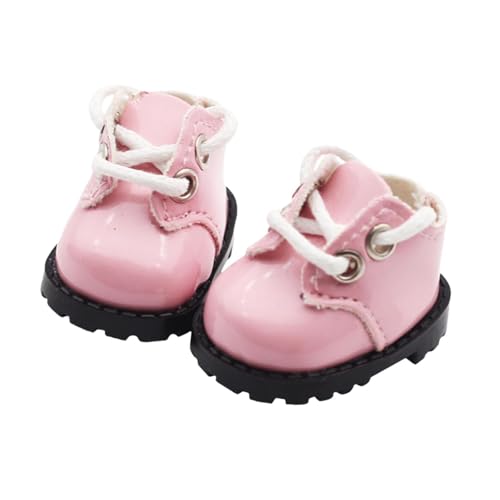 Harilla 17 cm Puppenschuhe, Kostüme, Anhänger, Puppenflexibilität, Foto-Requisiten für Kinder, Geschenk zum Anziehen, DIY-Puppenzubehör für 6,69 Zoll Puppen, Rosa von Harilla