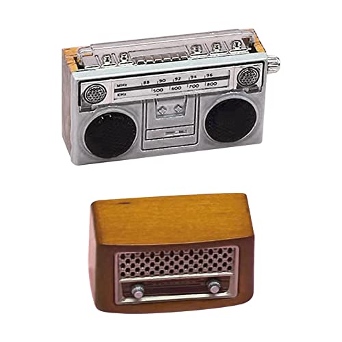 Harilla 2 1:12 Mini Radio Puppenhaus Modell Spielzeug Home Life Dekoration von Harilla