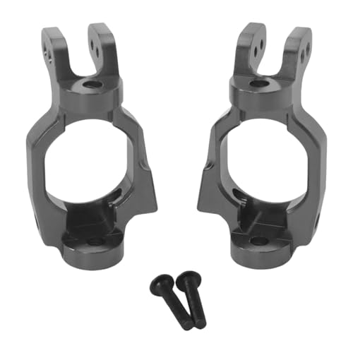 Harilla 2 Stück RC-Car-C-Nabenträger, Lenkblöcke, Hochleistungs-RC-Fahrzeugteile für 1/7-Trucks, Hobby-Auto, Silber Harilla 2 Stück RC-Car-C-Nabenträger, Lenkblöcke, Hochleistungs-RC-Fahrzeugteile für 1/7-Trucks, Hobby-Auto, Silber von Harilla