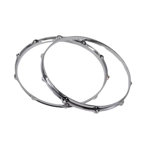 Harilla 2 stück 14 Zoll 10 Lug Drum Hoops Trommel Teil Klang Verbesserung Percussion Instrument Liefert Dekorative von Harilla