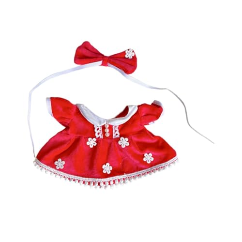 Harilla 20 cm Puppenkleid, Outfit, Anhänger, Puppe, DIY-Zubehör für Kinder, Geschenk, weich, pädagogisch, stilvolle Dekoration, Anziehpuppenkleidung von Harilla