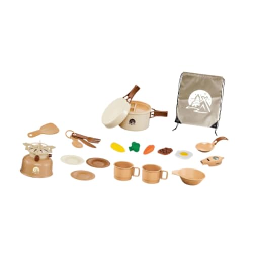 Harilla 22x Kinder Camping Set Realistische Camping Spielzeug Pädagogisches Spielzeug Outdoor Spielzeug Abenteuer Aktivität für Jungen Mädchen Kinder Kinder von Harilla