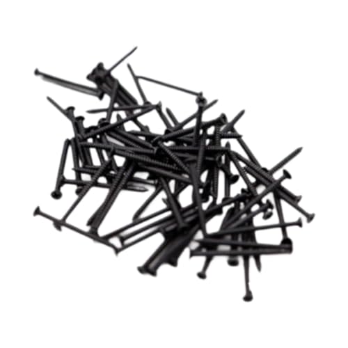 Harilla 50pcs ho n Track -Befestigungsschraube, Modellbahnteile, Metallzugzubehör für Modell Zug -DIY -Zubehörteile, Lang von Harilla