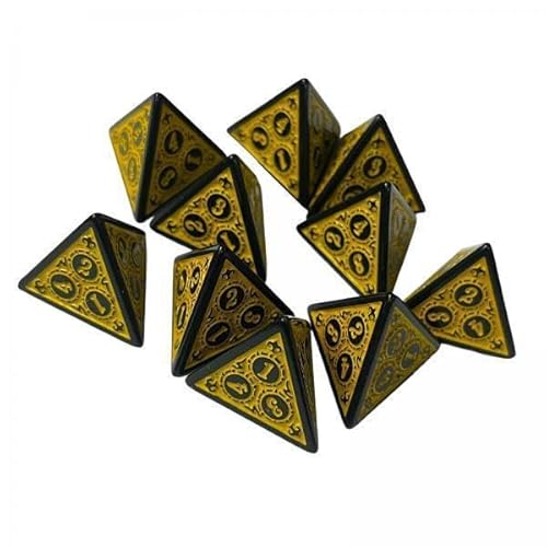 Harilla 5X 10 Teiliges Polyedrisches Würfelset 4 Seitige Spielwürfel Unterhaltungsspielzeug Acryl D4 Würfel Harilla 5X 10 Teiliges Polyedrisches Würfelset 4 Seitige Spielwürfel Unterhaltungsspielzeug Acryl D4 Würfel von Harilla