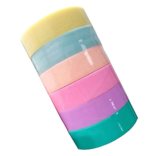 Harilla 6X Sticky Ball Rolling Tapes, Bunte DIY Crafts Creative Candy Color Tape für entspannende Partys Kinder Erwachsene, 2,4 cm von Harilla