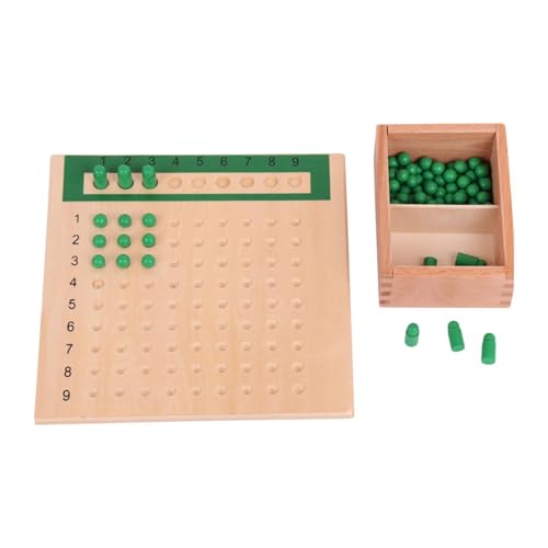 Harilla Addition Subtraction Table Brettspiel Bildungsspielzeugentwicklung Leichtes Arithmatik Mathematik Manipulative für Homeschool, GrÜn von Harilla