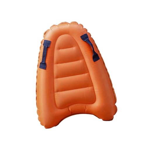 Harilla Aufblasbares Surfbrett, Surf-Kickboard, Schwimmbecken- für Kinder, Spielzeug, Surfbrett, aufblasbarer Wasserschwimmer für den Urlaub, Orange von Harilla