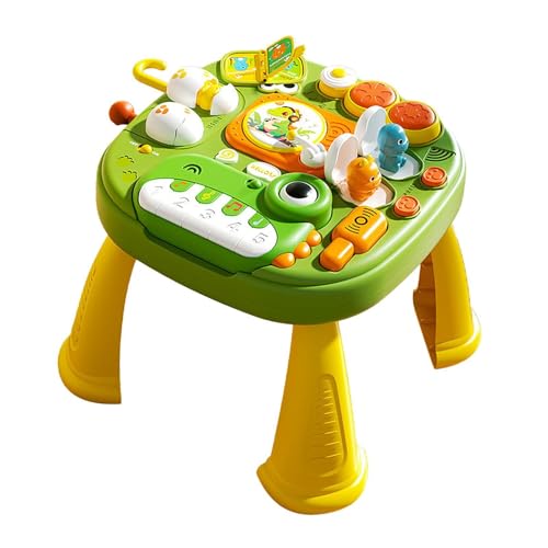 Harilla Baby-Aktivitätstisch, musikalischer Lerntisch, pädagogisches tragbares Musikinstrument, Spielzeug, Babyspielzeug für Kinder von Harilla