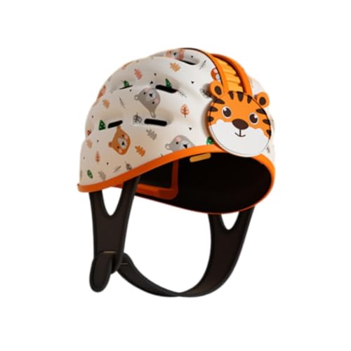 Harilla Baby-Helm, Mütze, verdicktes Kissen, kollisionssicher, atmungsaktiv, für Jungen und Mädchen, Eva, Tiger von Harilla