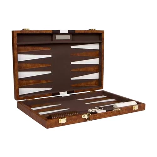 Harilla Backgammon-Set, klassisches Backgammon-Spiel mit Koffer, Familienspielzeug, leichtes Brettspiel in Reisegröße für Kinder Aller Niveaus von Harilla