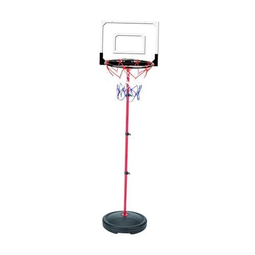 Harilla Basketballkorb, Outdoor-Spielzeug, Kinder-Basketballständer, platzsparend, Kinder-Basketballkorb für Picknick, Camping, Hintergrund, Wohnzimmer, Einstellbar 1.7 M von Harilla