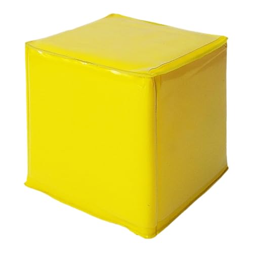 Harilla Bildung Spiele Spiel Würfel weich komfortable kreative Requisite DIY Foam Cube für Partyfamilienaktivitäten, Gelb von Harilla