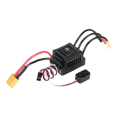 Harilla Bürstenloser Motor, elektrischer Drehzahlregler, 1/10 RC-Car-ESC, einfach zu verwenden, sensorlos, einstellbar für Automodelle, Spielzeug-LKW, Style C von Harilla