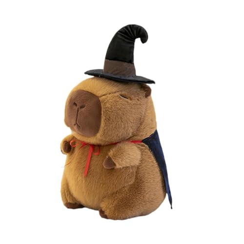 Harilla Capybara Plüsch Spielzeug Capybara Stofftier Spielzeug Plüsch Puppe Geschenk Geburtstag Geschenke Kinder mit Kleiner Dekoration Capybara Plushie, Assistent Set von Harilla