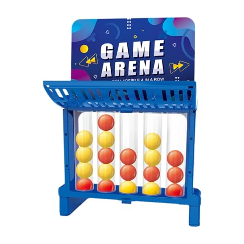 Harilla Connect Ball Game Desktop Bouncing Ball Game Denktraining Freizeit 2 Spieler Brettspiel Bouncing Balls Shots Spiel für die Familie von Harilla