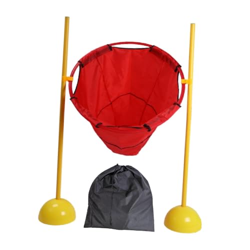 Harilla Cornhole-Spiel mit 10 Sandsäcken, Sandsackwerfen, Sandsack-Wurfspiel für Kinder im Alter von 3–8 Jahren, Jungen und Mädchen, Rot von Harilla