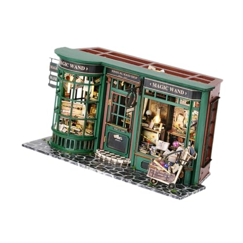 Harilla DIY-Miniatur-Puppenhaus-Set aus Holz, handgefertigt, Holzhandwerk, kleines Haus, Mini-Hausbausätze für Freunde, Kinder, Erwachsene, Jungen und Mädchen von Harilla