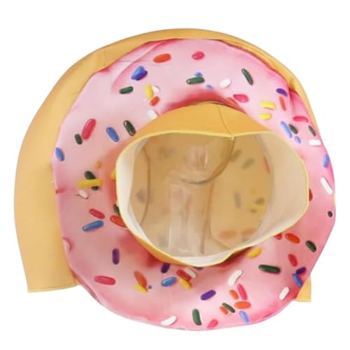 Harilla Donut Hut Cosplay Kreative Geschenk Essen Cosplay Hut für Party Halloween Leistung von Harilla